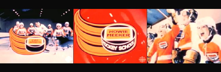 Howie Meeker Hockey School CBC introduction caps